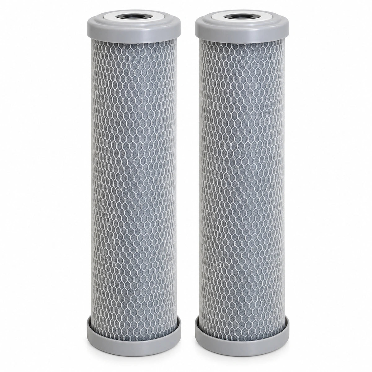 Dropfiltershop Carbon Block Water Filter, FlowCarbon 5 Micron, 2-Pack
